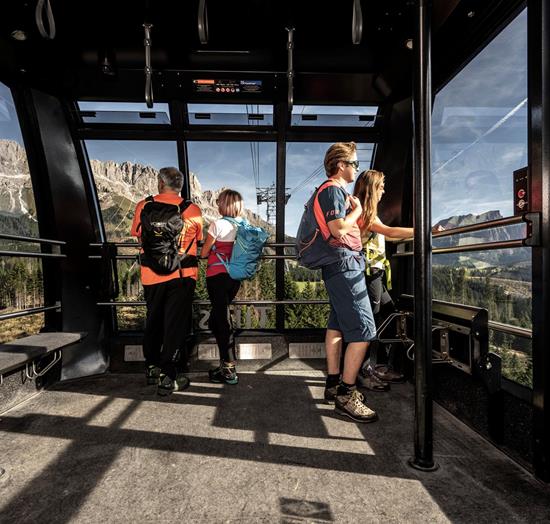 In der Seilbahn