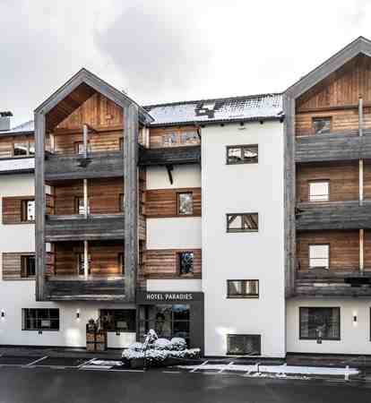 Hotel Paradies in Winter