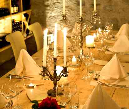 For special occasions: our wine cellar