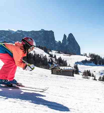 Discesa Alpe di Siusi