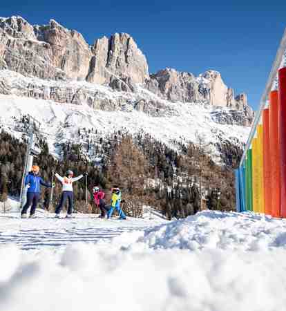 Skifahren Rosengarten