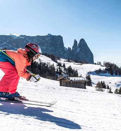 Discesa Alpe di Siusi